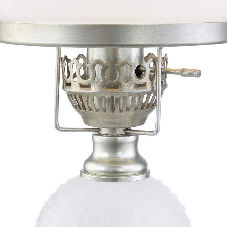 Milk Glass Hurricane Lamps — Barrington Resale