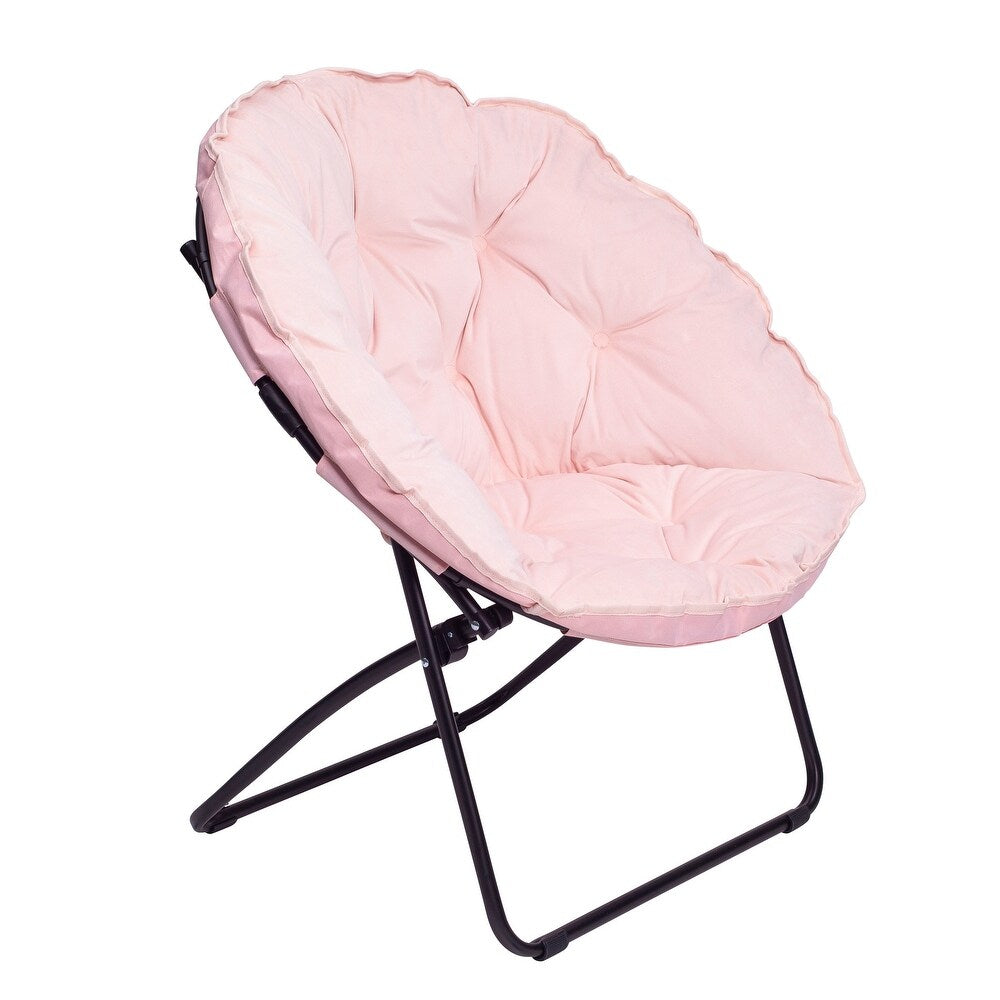 Light pink saucer chair hot sale