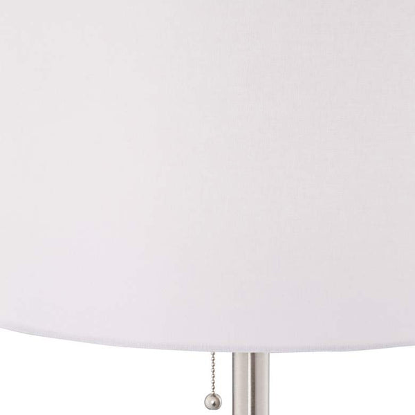 Caper tray table floor lamp with usb deals port and outlet