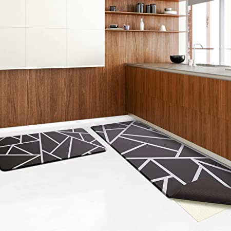 Kitchen Floor Mat Cushioned Anti-Fatigue Kitchen Rug Thick Waterproof  Non-Slip Kitchen Mats for Kitchen Floor Office Sink