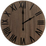 Mortonsen Restored Wood 21" Round Wall Clock
