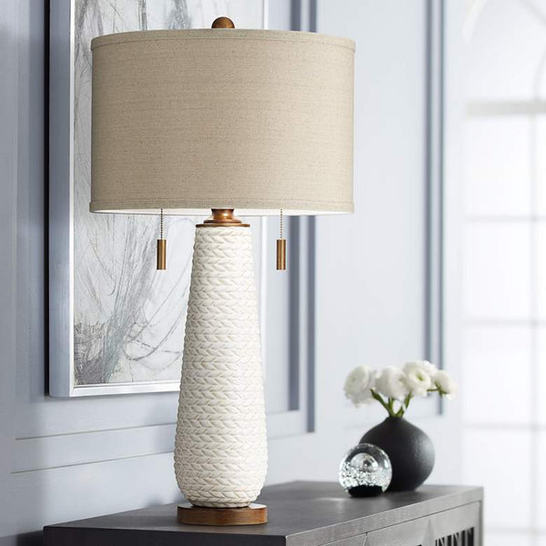 Pull chain hot sale bedside lamp