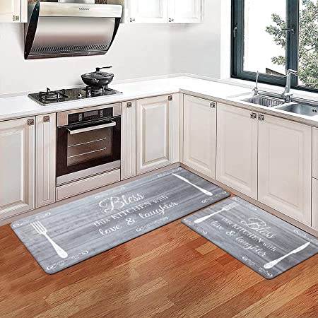  Matace Roll-Pack Wipeable Kitchen Rug Set [2 Piece] 60