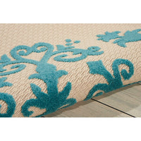 Aloha Modern Medallion Scroll Indoor / Outdoor Area Rug