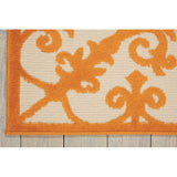 Aloha Modern Medallion Scroll Indoor / Outdoor Area Rug