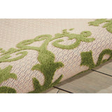 Aloha Modern Medallion Scroll Indoor / Outdoor Area Rug